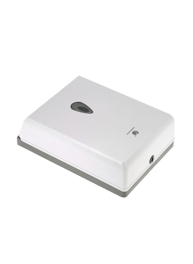 Wall Mounted Tissue Paper Holder White/Grey