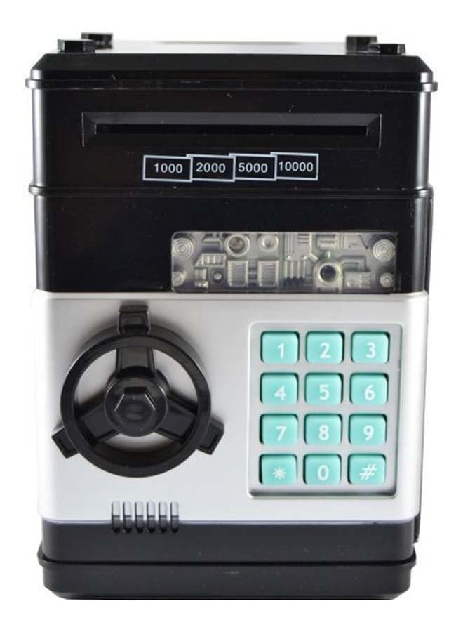 Mini Electronic Coin and Bills Vault with Voice Command