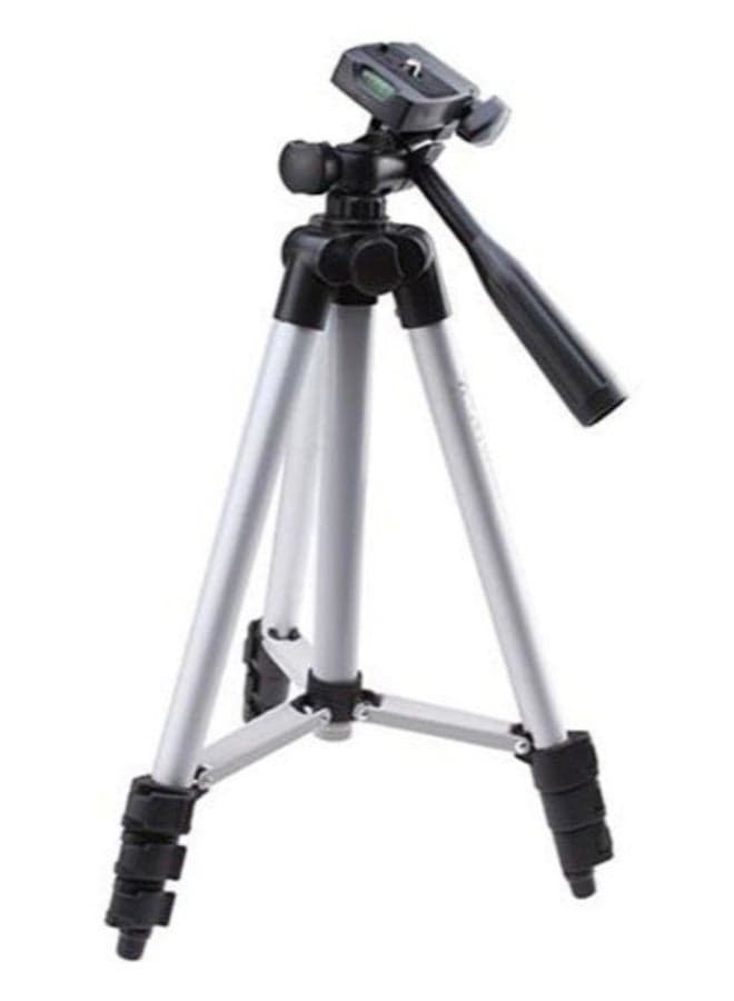 Camera Tripod With 3-Way Head Tripod Black/White