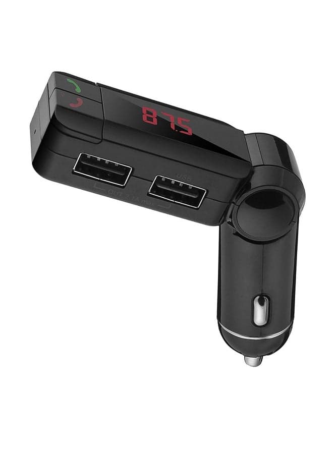2-In-1 Car Bluetooth FM Transmitter And Charger