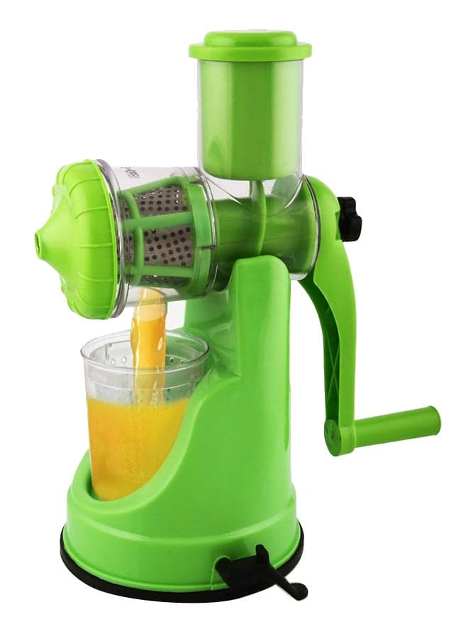 Fruit And Vegetable Hand Juicer Green/Clear