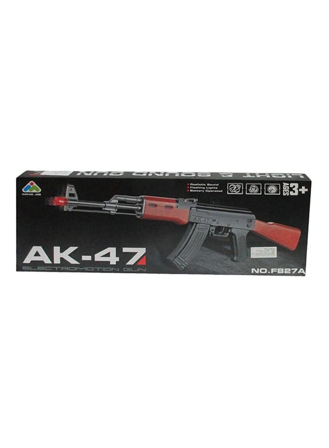 Ak-47 Electricomotion Toy Gun - Black