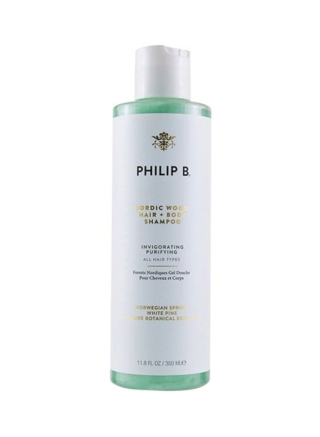 Nordic Wood Hair + Body Shampoo (Invigorating Purifying - All Hair Types) 350ml/11.8oz