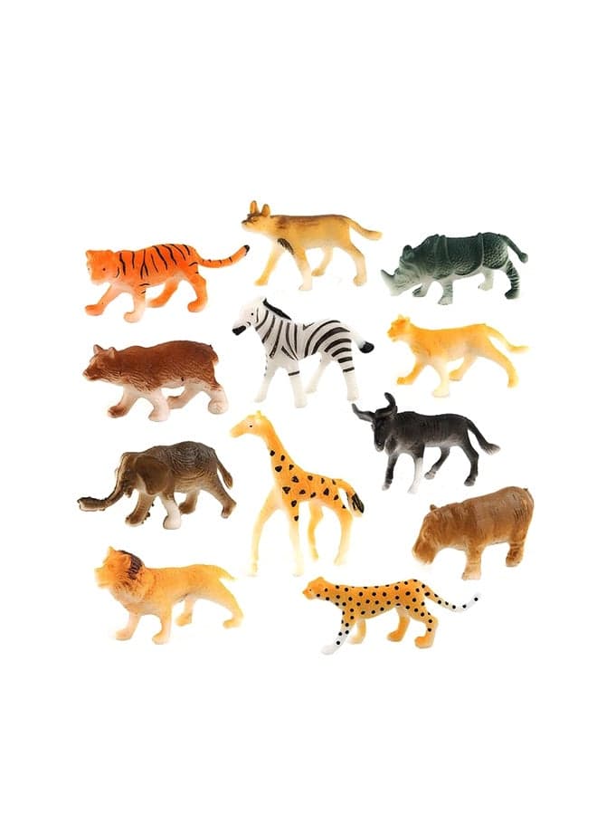 12-Piece Jungle Animals Set