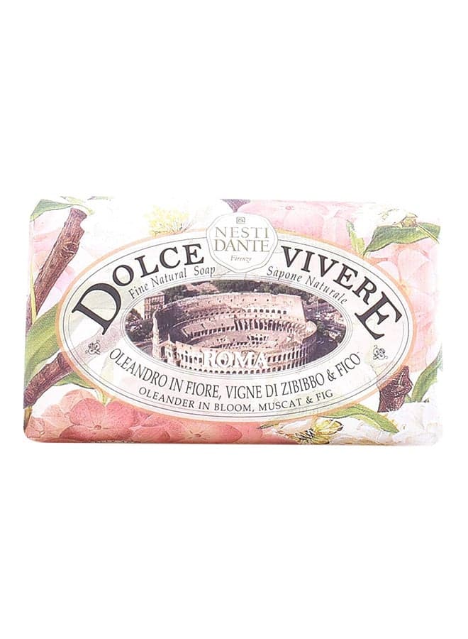 Dolce Vivere Fine Natural Soap - Roma - Olenander In Bloom, Muscat And Fig 250g/8.8oz