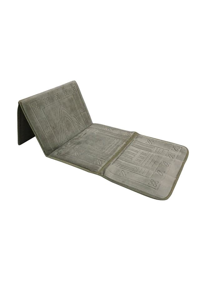 2-In-1 Foldable Prayer Backrest And Mat B-Silver 70*110 cmcm
