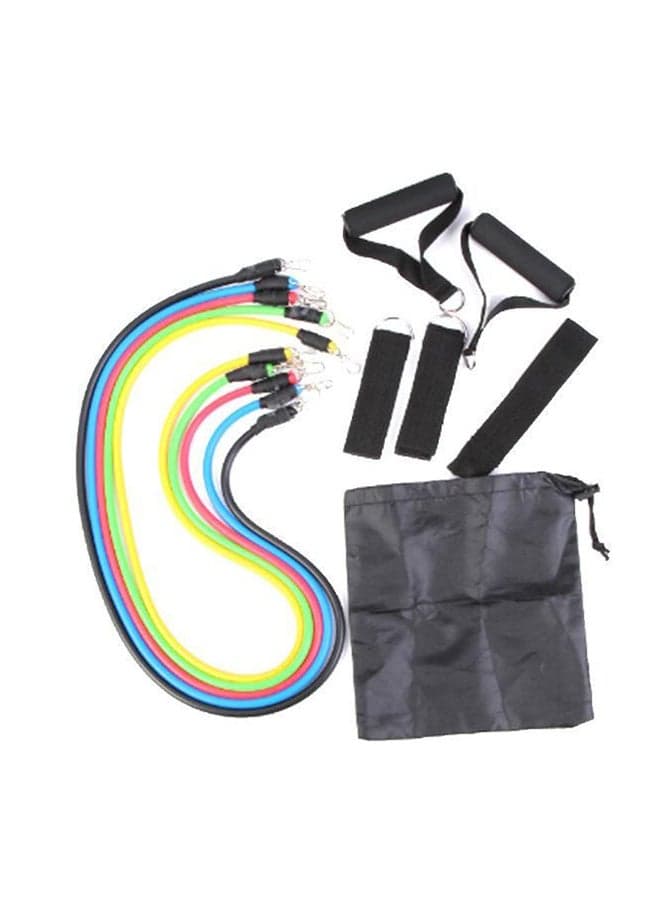 11-Piece Resistance Fitness Band Set