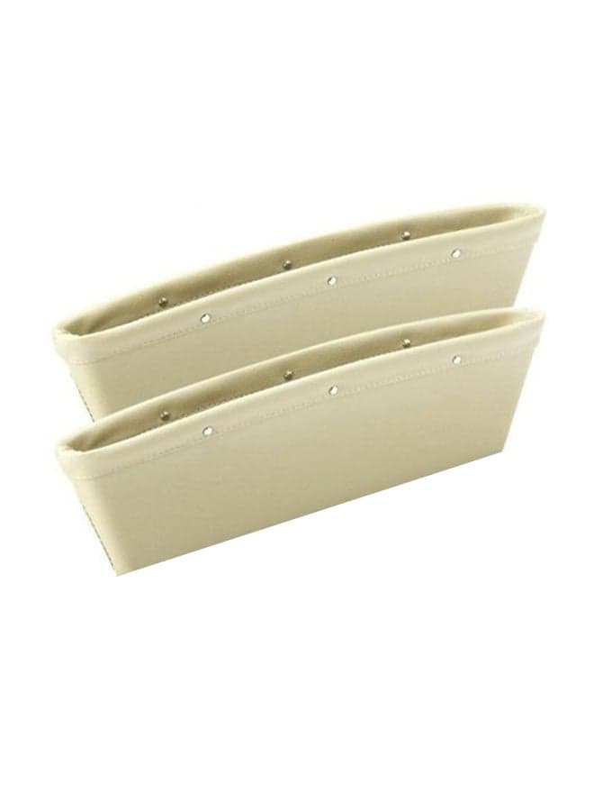 2-Piece Leather Car Seat Gap Filler