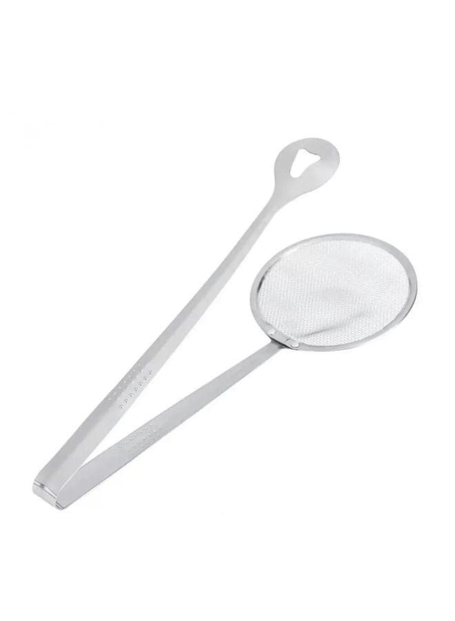 Frying Mesh Colander Serving Tong