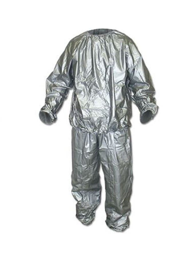 2-Piece Sauna Suit With Elastic Waist L