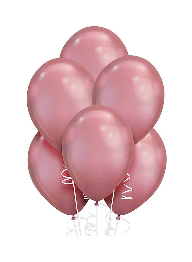 25-Piece Chrome Plain Foil Balloon Set 11inch