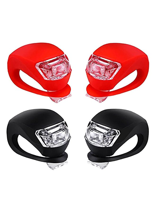 Bicycle Light Front And Rear Silicone Led Bike Light Set 3.81X19.05X5.334inch