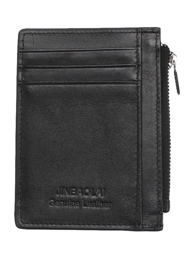 Leather Multifunctional Wallet Black