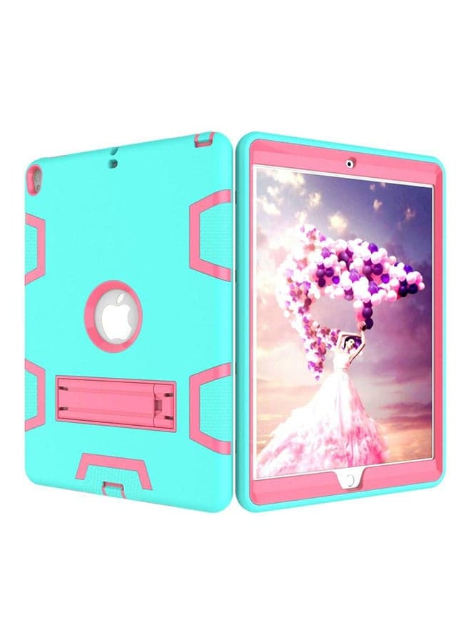 Heavy Duty Hard Case Cover With Kickstand For Apple iPad Air 2/6 Turquoise/Red