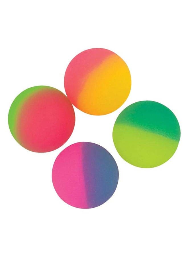 12-Piece Icy Two-Tone Bouncy Ball Assortment Set