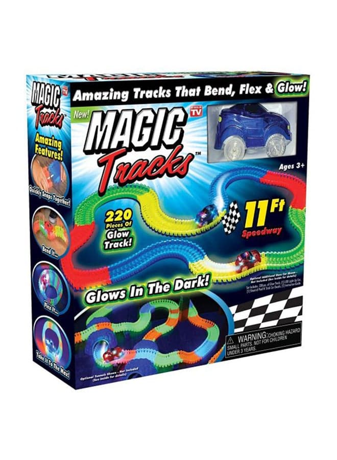 Magic Tracks The Amazing Racetrack That Can Bend, Flex And Glow - As Seen On Tv