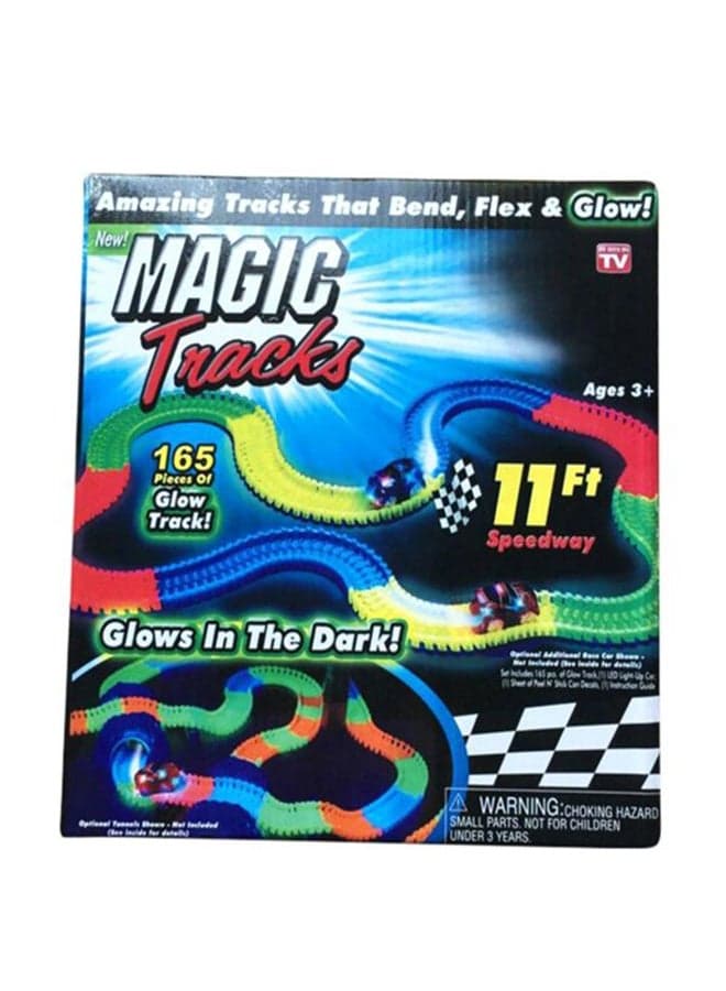 220-Piece Glow In Dark Race Track Set