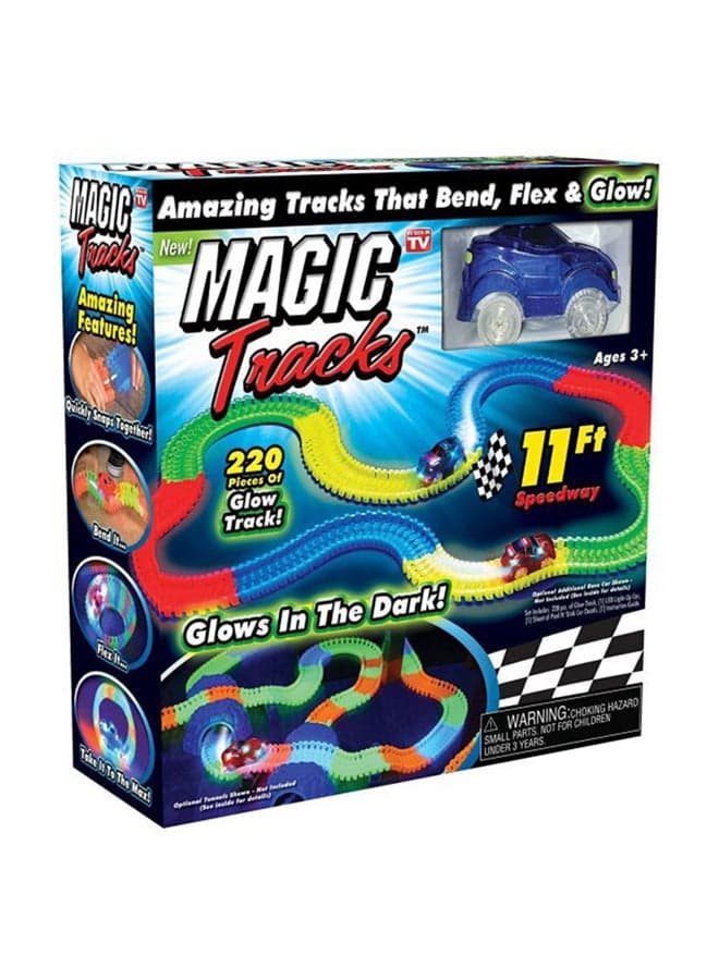 Ontel Magic Tracks The Amazing Racetrack That Can Bend, Flex And Glow