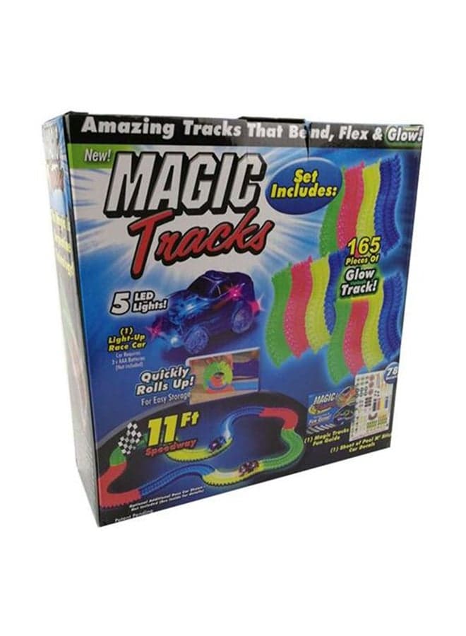 165-Piece Glow In The Dark Track Playset 11feet