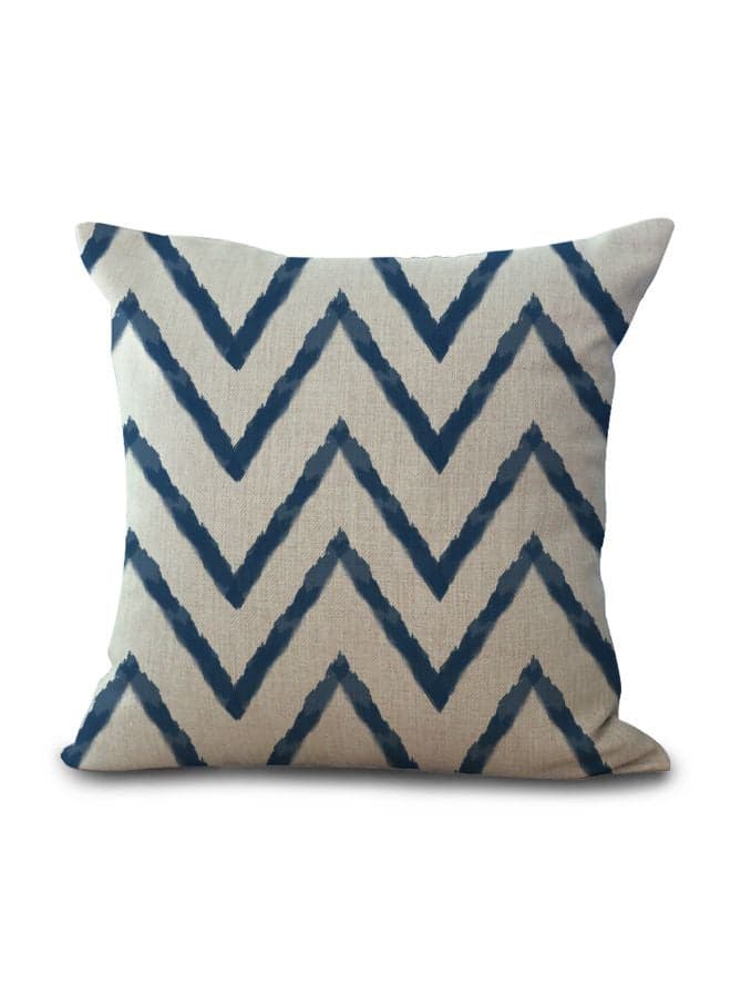 Modern Home Painted Linen Pillowcase Combination White 45x45cm