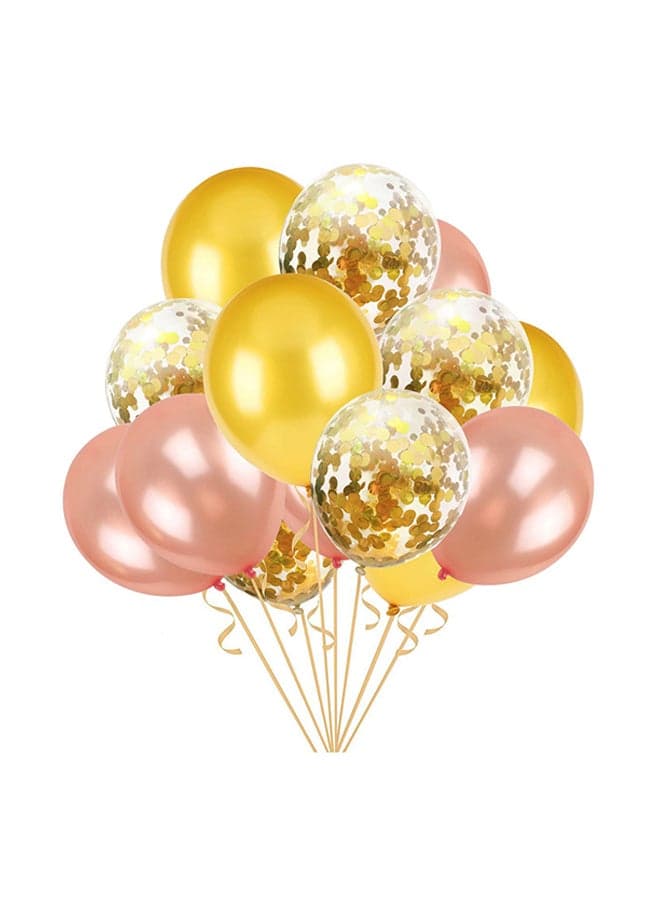 15-Piece Decorative Party Balloon Set Authentic Attractive For Any Occasion