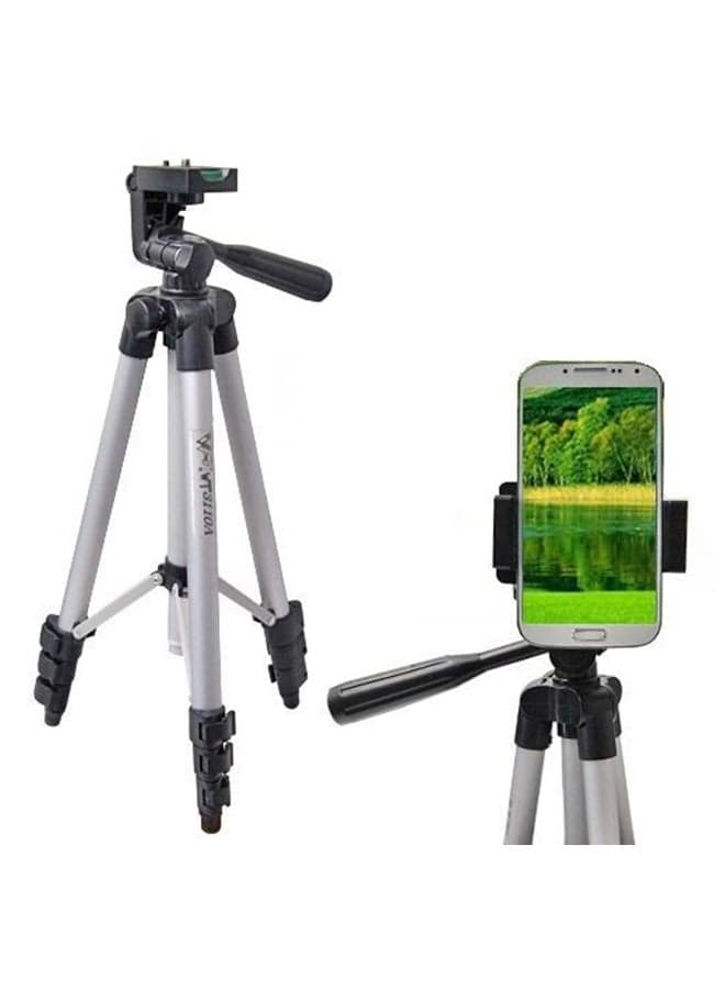 Universal Tripod For Photography-Binoculars-Digital-DSLR-SLR Camera-Telescope Silver Black/White