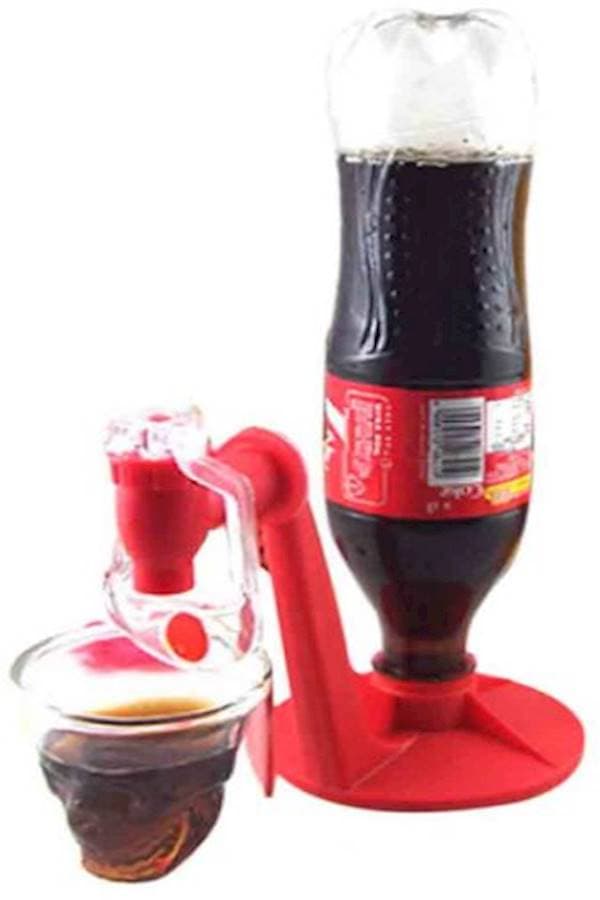 Soda Beverage Dispenser Machine Red 23.5x11cm