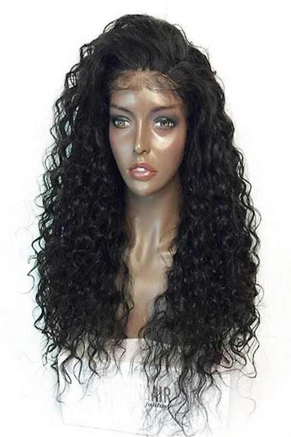 Synthetic Curly Hair Wig Black