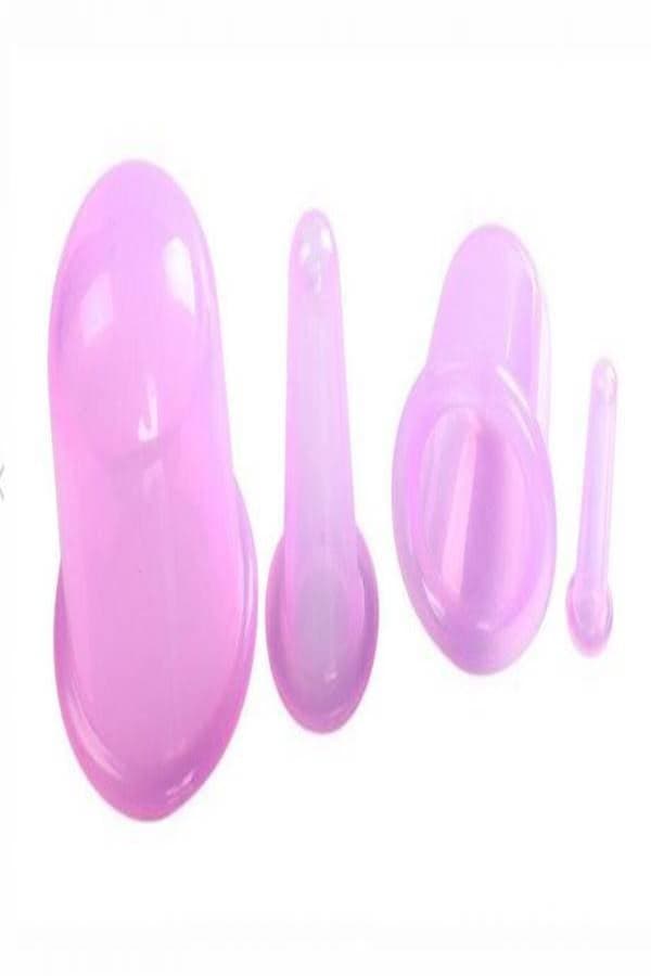 4-Piece Body Massager Cupping Set Pink
