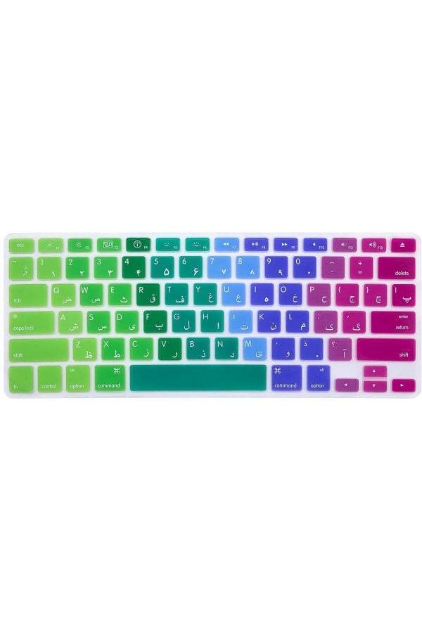 Protective Keyboard Cover For Apple MacBook Pro/Air 13/15/17-Inch Green/Blue/Purple