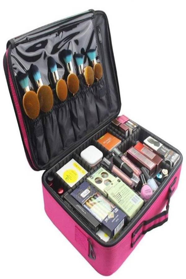 Portable Makeup Bag Pink