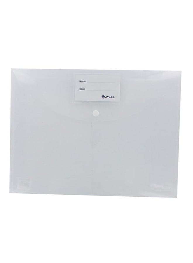 Document Clear Bag White
