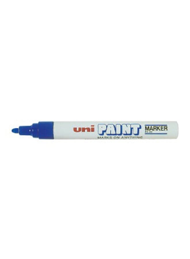 Paint Marker, Uni-Ball, PX-20, Round Tip, 2.2 - 2.8mm, Blue, 12 PC/Pack Blue