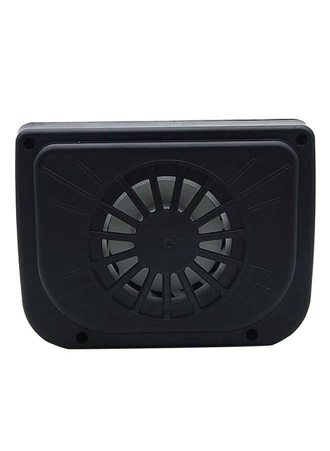 Car Window Windshield Auto Air Vent Cooling Fan System Cooler Abs Solar Powered