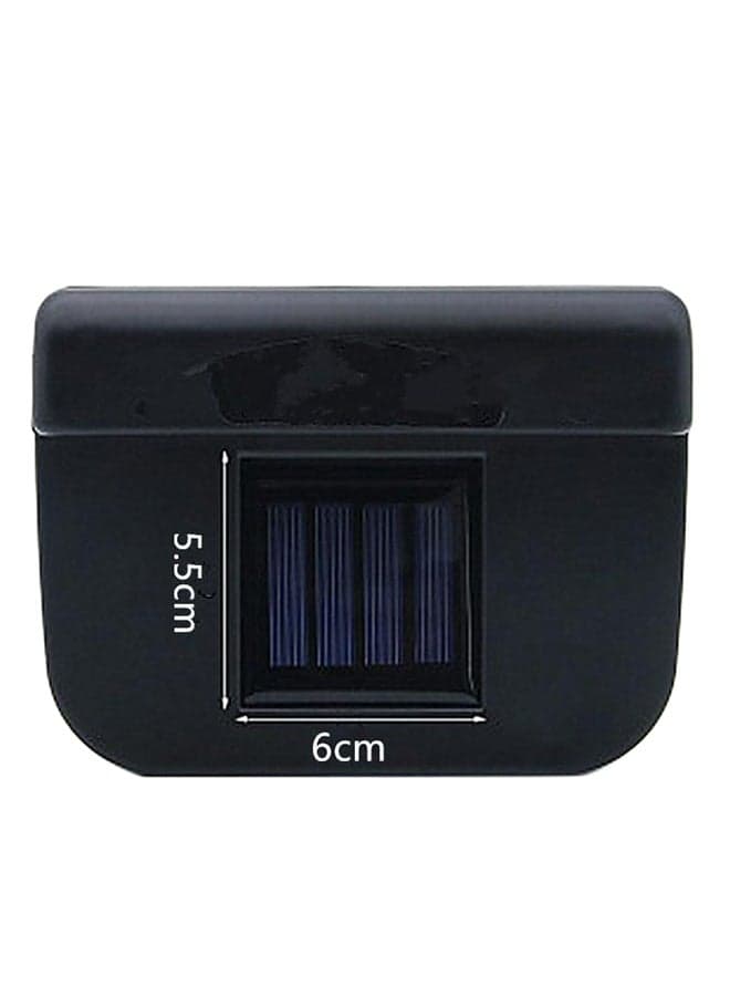 Solar Sun Power Car Auto Fan Air Vehicle Vent Cool Cooler Ventilation System Radiator Fit For Car Window Black