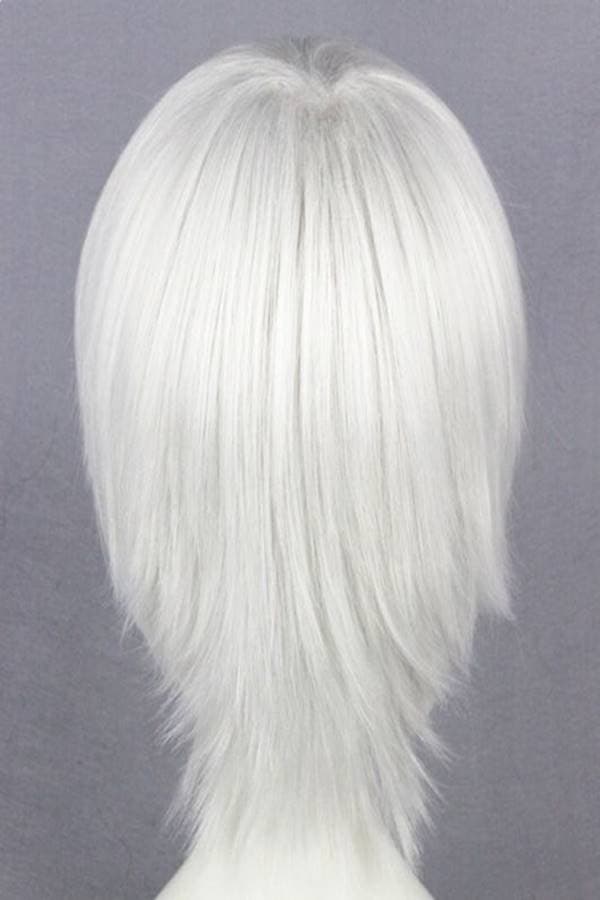 Anime Tokyo Ghoul Kaneki Ken Cosplay Wig White