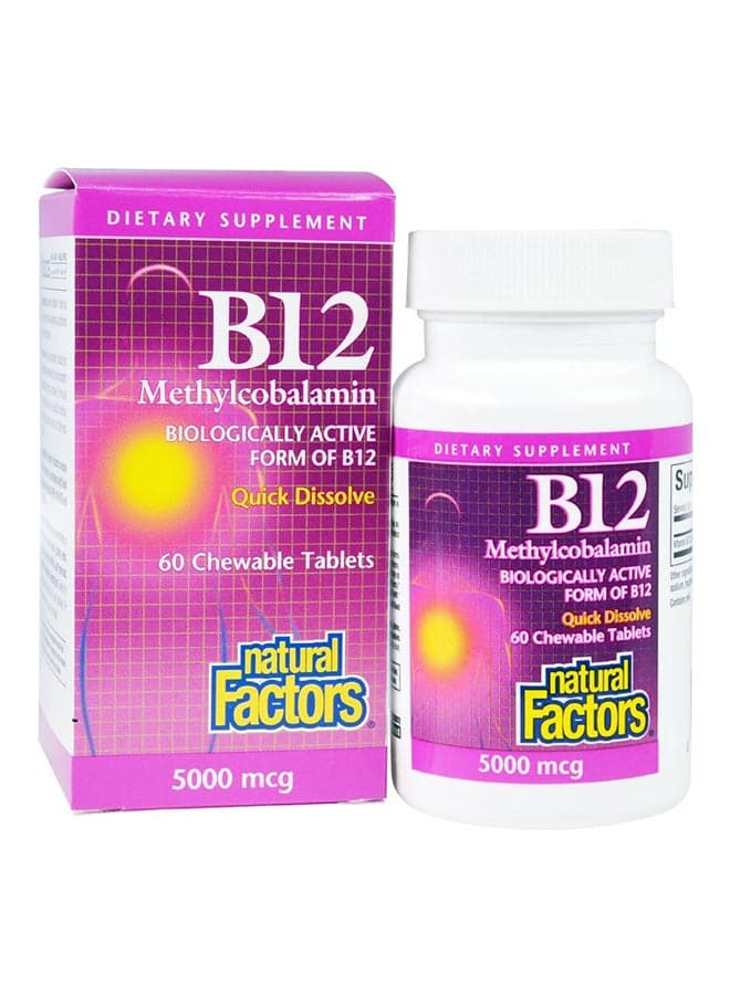 Nf B12 Methylcobalamin 5000Mcg Tab 60S