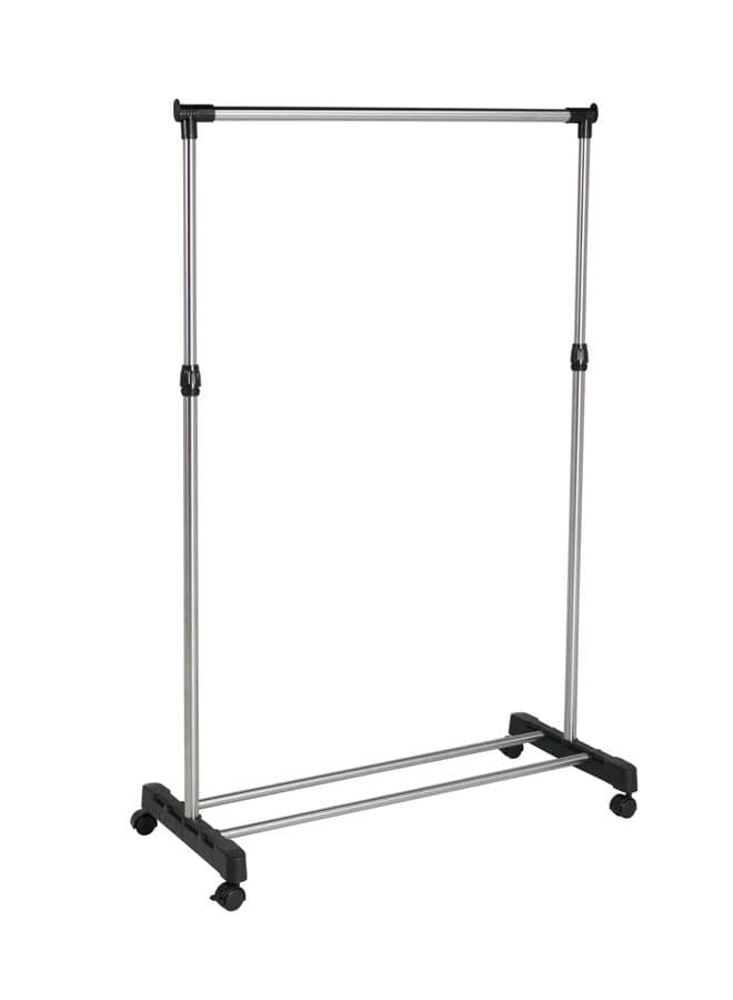 Single Rod Cloth Organizer Silver/Black