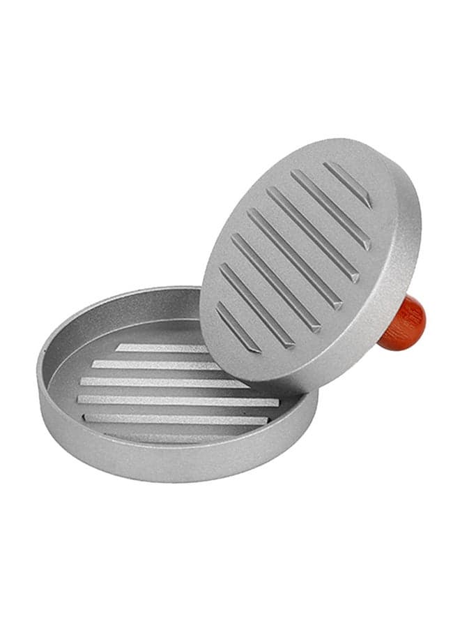 Kitchen Supply Burger Press With Handle Grey