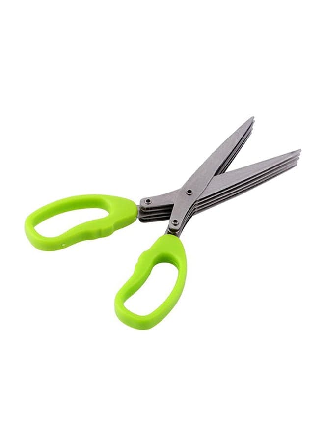 5 Shears Blade Cut Shredding Scissor Green