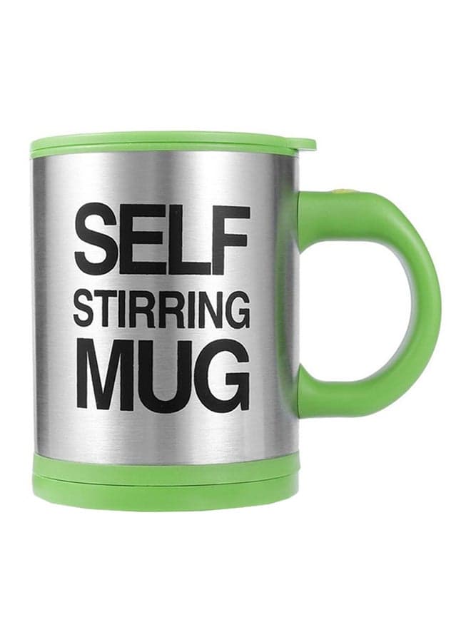 Self Stirring Mug Green/Grey