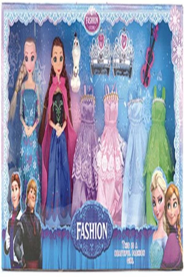 Faon Princess And Elsa Anna Doll Dressing Kit