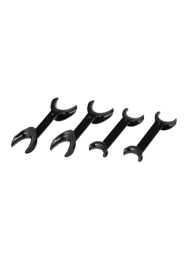 T-Shape Dental Tool Intraoral Cheek Lip Retractor Opener Black 0.068kg