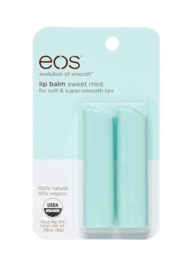 Pack Of 2 Lip Balm Stick, Sweet Mint
