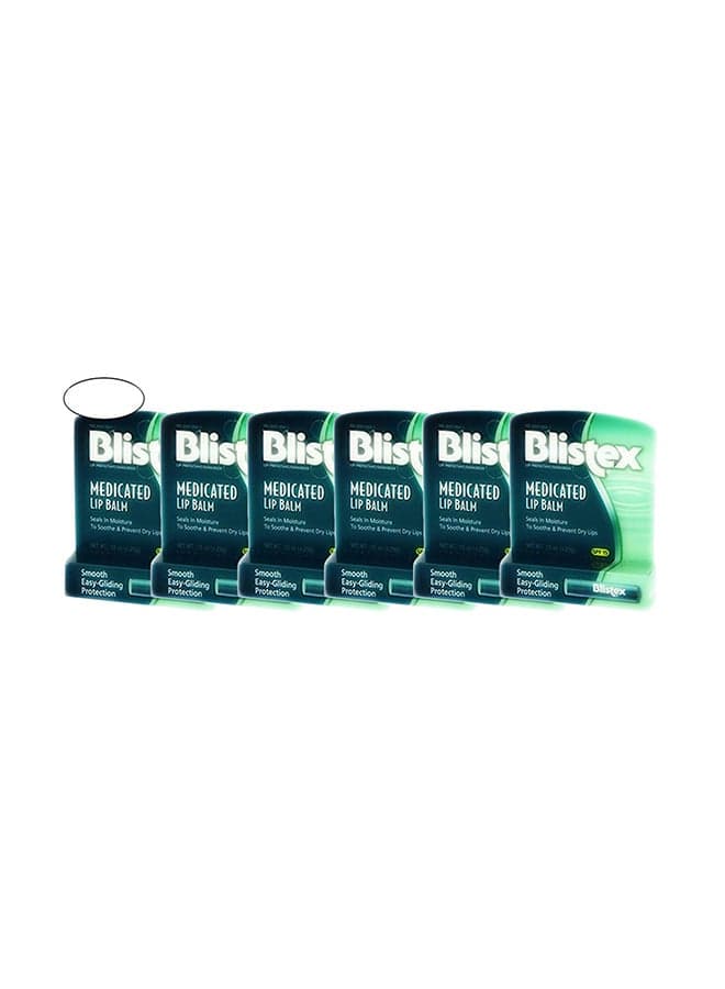Pack Of 6 Medicated Lip Balm