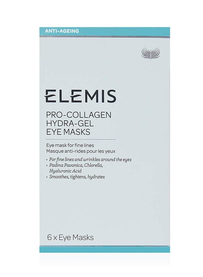 6-Piece Pro-Collagen Hydra-Gel Eye Masks