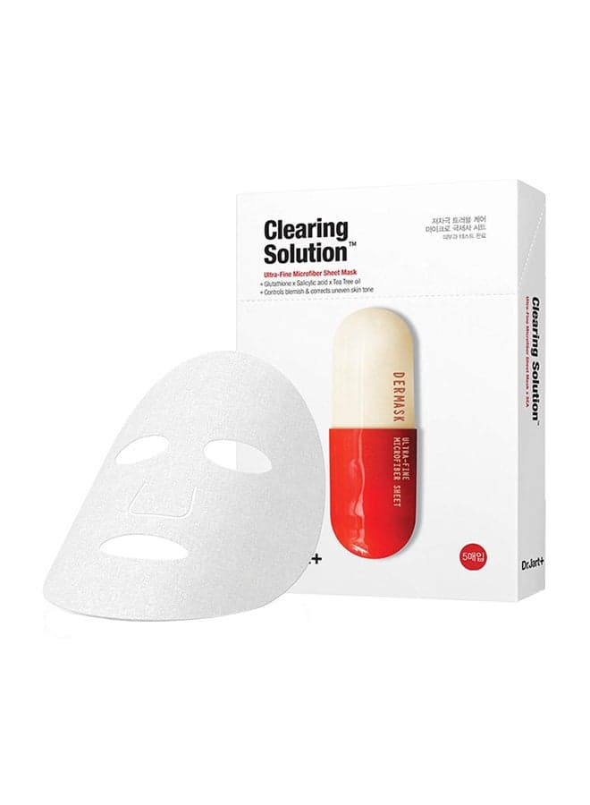Dermask Micro Jet Clearing Solution Mask Sheet - 5 Count