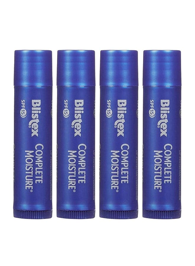 Pack Of 4 Complete Moisture Lip Balm With SPF 15 Sunscreen