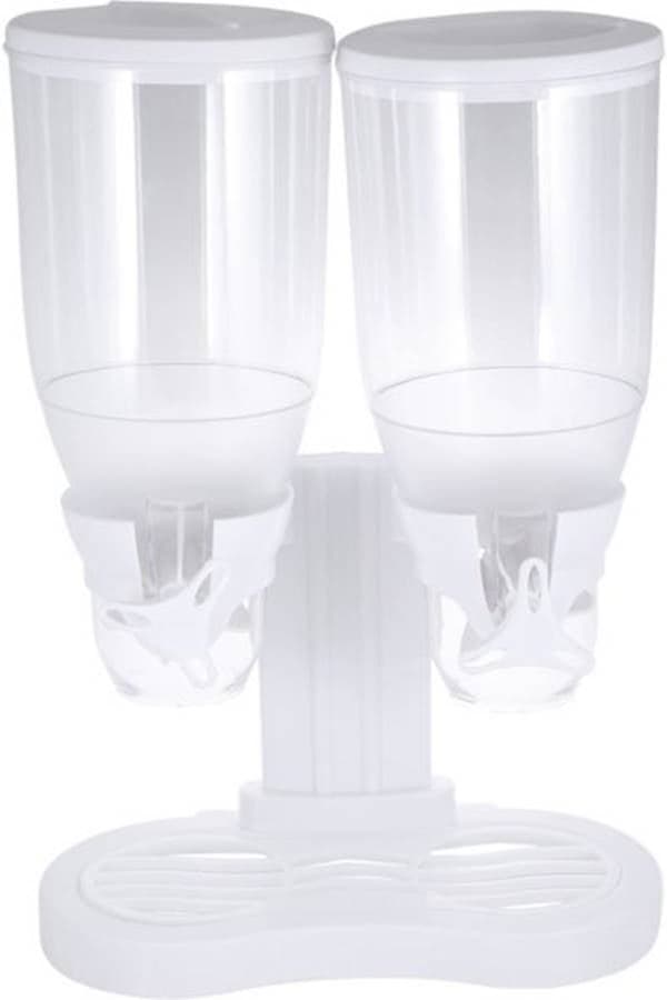 Cereal Dispenser With Stand White