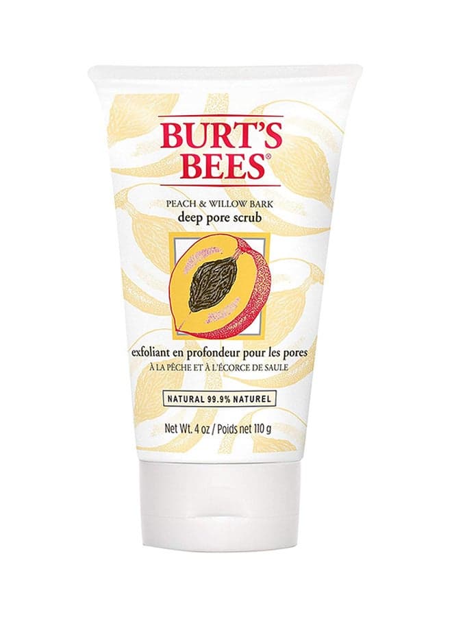 Peach & Willowbark Deep Pore Scrub 4 Oz